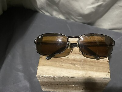 #ad ray ban sunglasses men polarized brown lenses $43.50