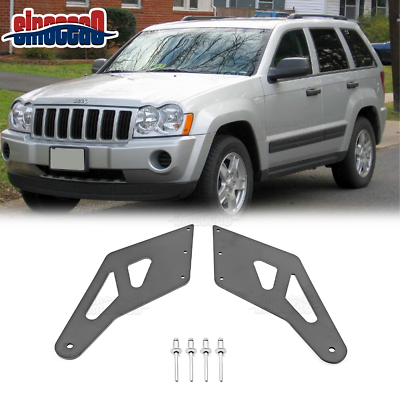 Roof Windshield 52quot; Curved LED Light Bar Brackets For JEEP GRAND CHEROKEE 99 10 $37.99