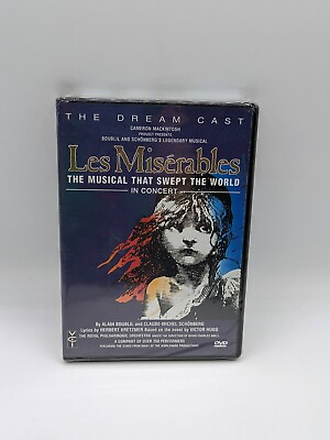 #ad Les Miserables In Concert DVD 1998 The Dream Cast $11.00