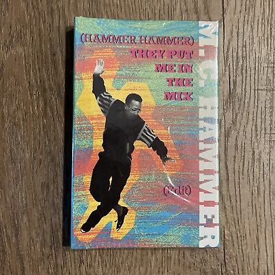 #ad M.C. Hammer Hammer Hammer quot;They Put Me In The Mixquot; Edit Cassette Single 1989 $9.95