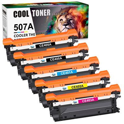 #ad CE400A Toner Cartridge for HP 507A Color LaserJet 500 M551dn MFP M570 M575 LOT $26.95