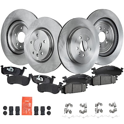 #ad Disc Brake amp; Pad Kit For 13 19 Lincoln MKT Front and Rear Plain Surface 5 Lugs $280.15