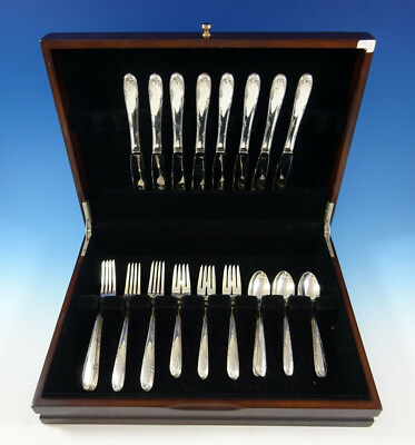 #ad Madeira by Towle Sterling Silver Flatware Service For 8 Set 32 Pieces $1550.00