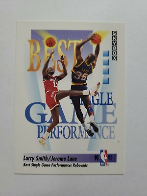 #ad LARRY SMITH amp; JEROME LANE 1991 92 SKYBOX BASKETBALL CARD # 309 E5403 $1.99