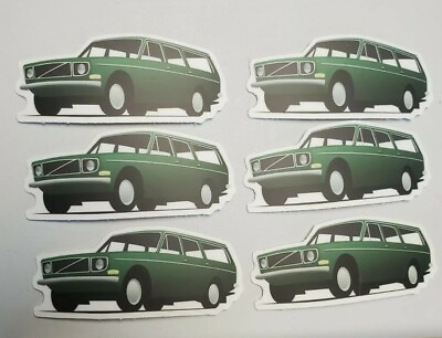#ad VOLVO 140 145 STICKERS PACK OF SIX 6 RARE ** WORLDWIDE 🌐 SHIPPING ** $9.77