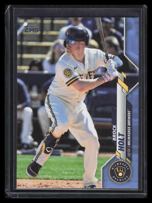 #ad 2020 Topps Update Father#x27;s Day Blue u176 Brock Holt 40 50 $4.99