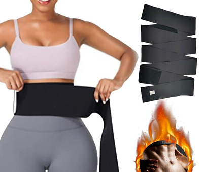 #ad Elastic Waist Trainer Belt Snatch Me Up Bandage Wrap Tummy Slimming Body Shaper $10.99