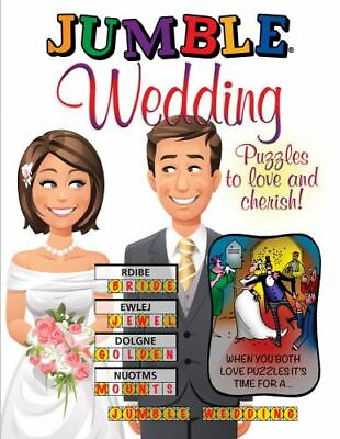 #ad Jumble® Wedding: Puzzles to Love and Cherish Jumbles® by in New $8.22