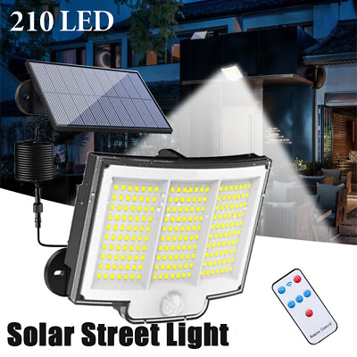 #ad 1200000lm LED Solar Street Light Security Flood Lamp Motion Sensor Outdoor Wall $17.47
