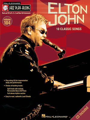 #ad Elton John Jazz Play Along Volume 104 $22.39