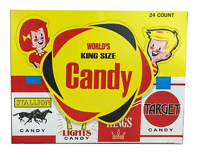 #ad World Confections Candy Cigarettes Pack of 24 $14.99