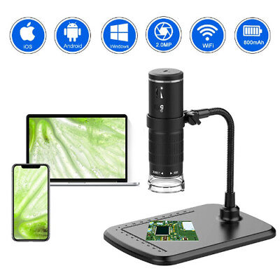 #ad Wireless 50 1000X Magnification Portable Handheld USB Microscopes Flexible Stand $33.85