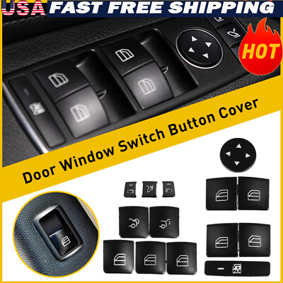 #ad For Mercedes Benz E350 2010 2015 Car Door Armrest Window Switch Button Cover 14x $12.99