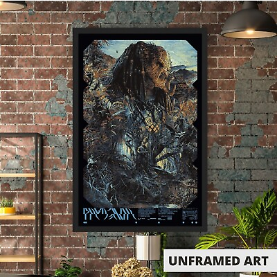 #ad Predator movie poster Arnold Schwarzenegger poster 11x17quot; Trendy Wall Art $14.90