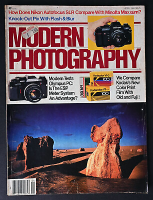 #ad Vintage Modern Photography Magazine April 1986 Edition Excellent $24.99
