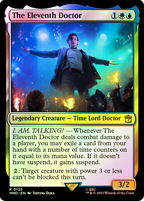 #ad MTG FOIL The Eleventh Doctor Doctor Who Commander $1.69