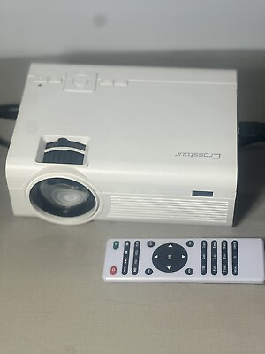 #ad NEW Crosstour P600 Mini Projector Portable Movie Projector Support 1080P $30.00