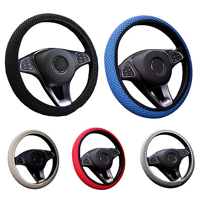 #ad Car Steering Wheel Cover Protector Steering Wheel Anti Slip Cover 14.9 15.3in $8.90