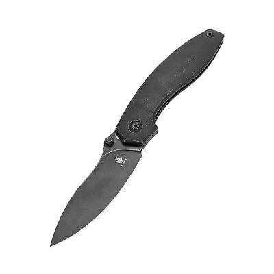 #ad Kizer Doberman Folding Pocket Knife S35VN Steel Black Titanium Handle Ki4639A1 $84.50
