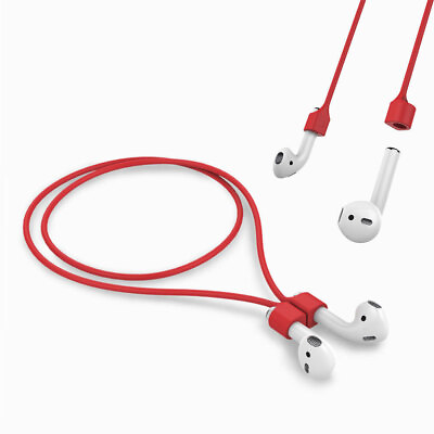 #ad Magnetic Anti Lost Strap Silicone Earphone Rope Holder Cable For AirPods pro 3 2 $4.39
