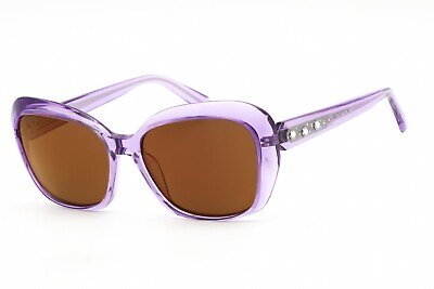 #ad SWAROVSKI SK0383 81G 55 Sunglasses Size 55mm 140mm 16mm purple Women NEW $52.99