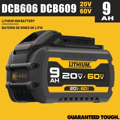 #ad 9 Ah Replacement Battery For DEWALT DCB609 20V 60V MAX FLEXVOLT 9.0Ah Lithium US $49.90