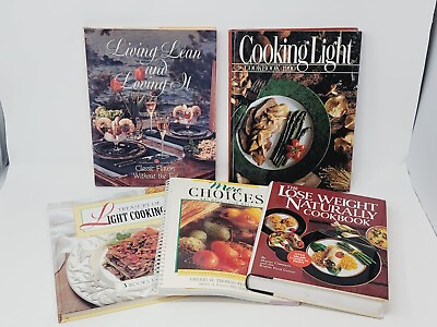 #ad Cookbook LOT Cooking Light More Choices Eat Well Lose Weight Naturally Live Lean $9.59