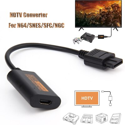 #ad HDMI Converter HDTV HDMI Cable Adapter for Plug and Play Full Digital 720P New $38.77