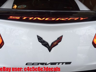 #ad Chevy Corvette StingRay C7 3rd brake light decal 14 15 16 2017 18 19 GS Z06 Z51 $25.00