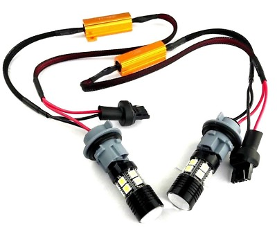 2pc 7443 Canbus Error Free Load Resistor Harness 12 Samsung LED with Projector $24.99