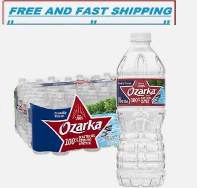 #ad Ozarka 100% Natural Spring Water 16.9 fl. oz. 40 pk. FREE Shipping $26.99