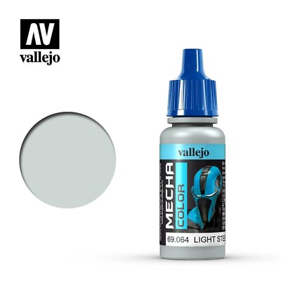 #ad 69.064 Mecha Color: Light Steel 17ml Acrylicos Vallejo Paint $3.59