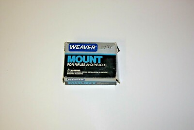 Weaver 49039 1 inch tip off mount rings silver finish $21.23