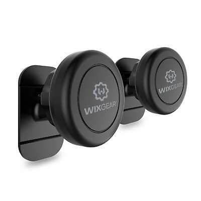 #ad WixGear 2 Pack Stick On Dashboard Magnetic Car Mount Holder for all smartphones $15.99