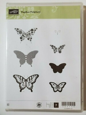 #ad RETIRED Stampin Up PAPILLON POTPOURRI 6 Butterflies $10.02