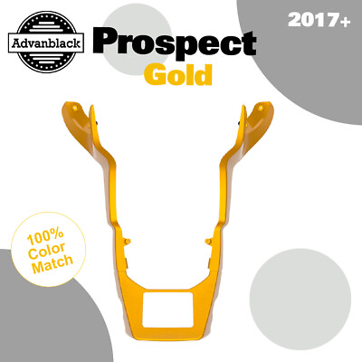 #ad Advanblack Prospect Gold Fairing Spoiler Kit Fits for 2017 Harley Road Glide $429.00