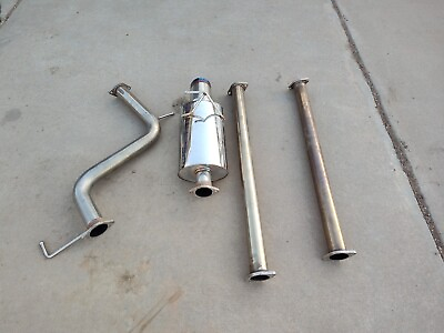 #ad Stainless Steel Catback Exaust System for 4th Gen Mitsubishi Eclipse Burnt Tip $105.00
