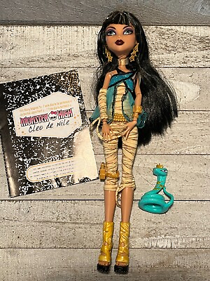 #ad Monster High First Wave Cleo De Nile GOLD ELASTICS $149.99