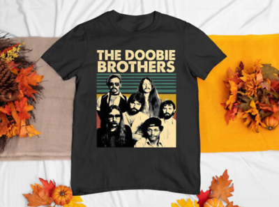 #ad Retro The Doobie Brothers Shirt Classic Black Unisex $23.99