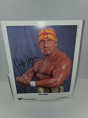 #ad WWF Hulk Hogan 1989 Photo 8 x 10 Print Titan Sports $19.99