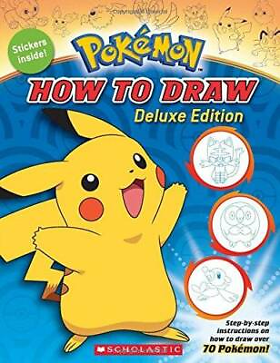 #ad How to Draw Deluxe Edition Pokß©mon Paperback By Barbo Maria S. GOOD $4.29