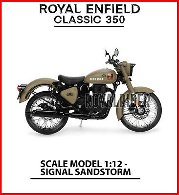 #ad Fits Royal Enfield quot;Classic 350 1:12 Scale Model SIGNALS SANDSTORM Colorquot; $44.10