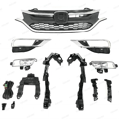 #ad For CRV 2015 16 Grille Grill Fog lights Bumper Brackets Headlight Stay Retainer $115.97