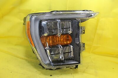 #ad 🌍🌍 Ford 21 22 23 F150 F 150 OEM Right Passenger Side Headlight LED Tabs Dmg $175.50