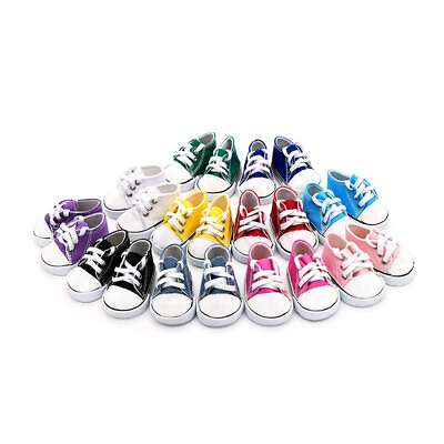 #ad Low Top colorful Sneakers Tennis Shoes fit 18quot; American Girl Doll outfit meet $2.99