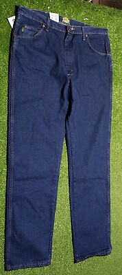 #ad Cabela#x27;s Roughneck Relaxed Fit Mens Jeans Size 38X34 Dark Stone. New With Tags $17.50