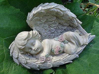 #ad Latex angel mold with plastic backup concrete plaster casting 8quot;L x 5quot;H $139.95