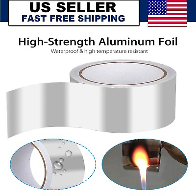 #ad Aluminum Foil Tape HVAC Ducts Insulation Equipment Repair Adhesive Tape 2meter $8.99