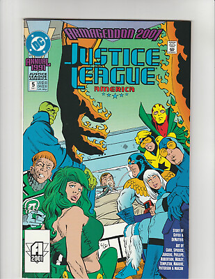 #ad Justice League America Annual #5 1991 DC Comics Comic Book 9.0 Very Fine NM $12.99