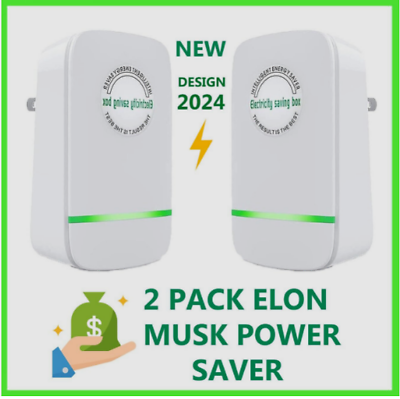 #ad 2 Pack Power Saver Elon Musk 30KW 250V Stop Watt Energy Saving Device New $12.99